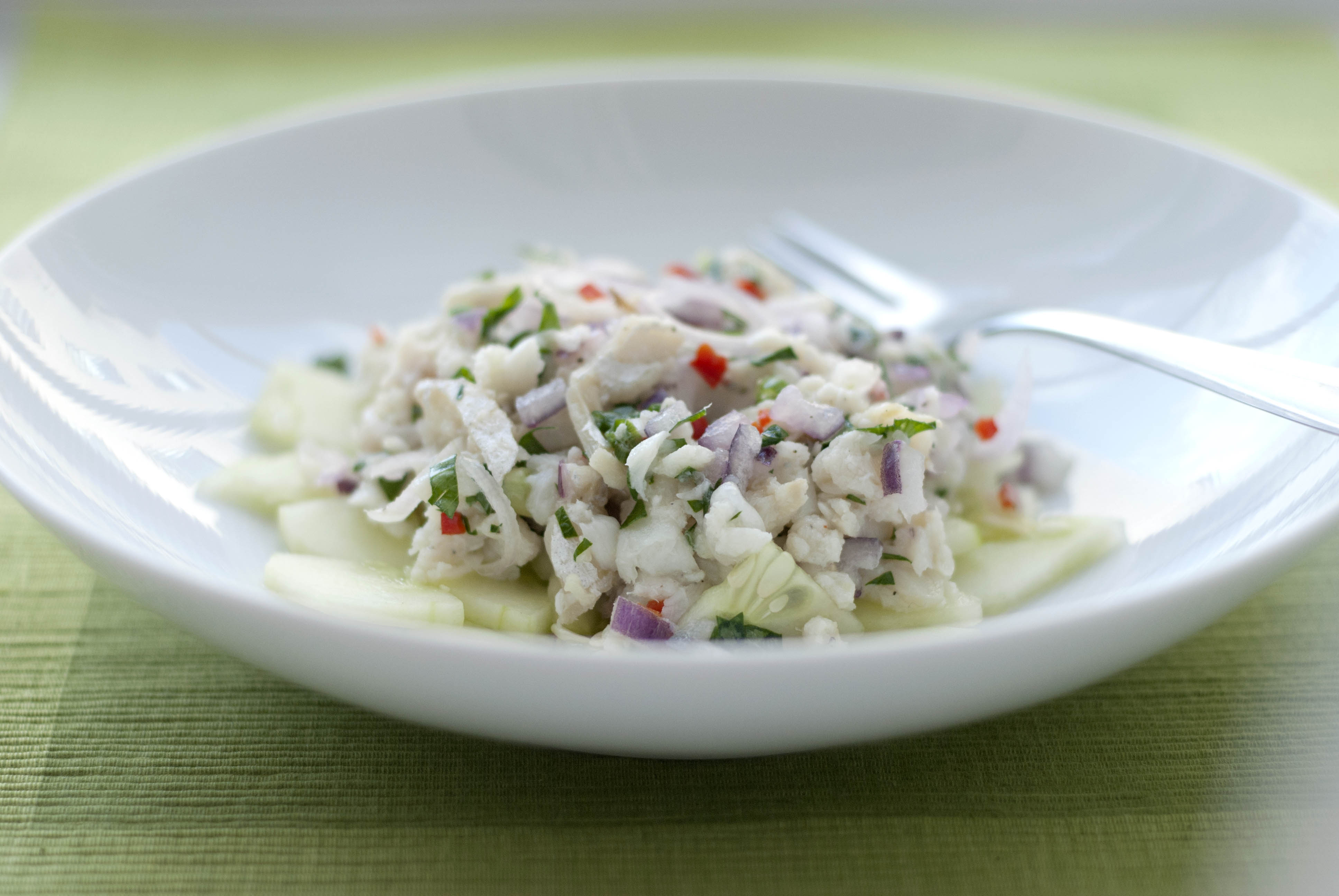 salt cod salad