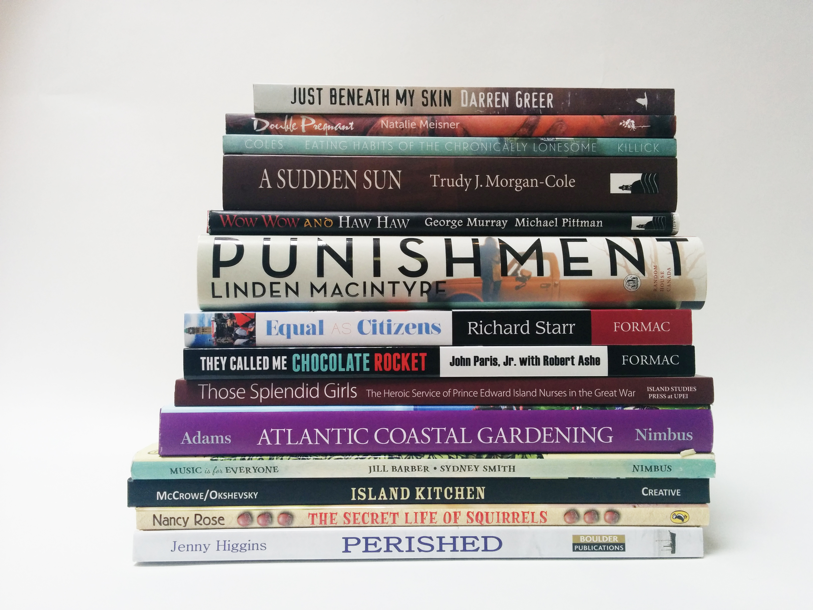 Stack of 2015 shortlisted books