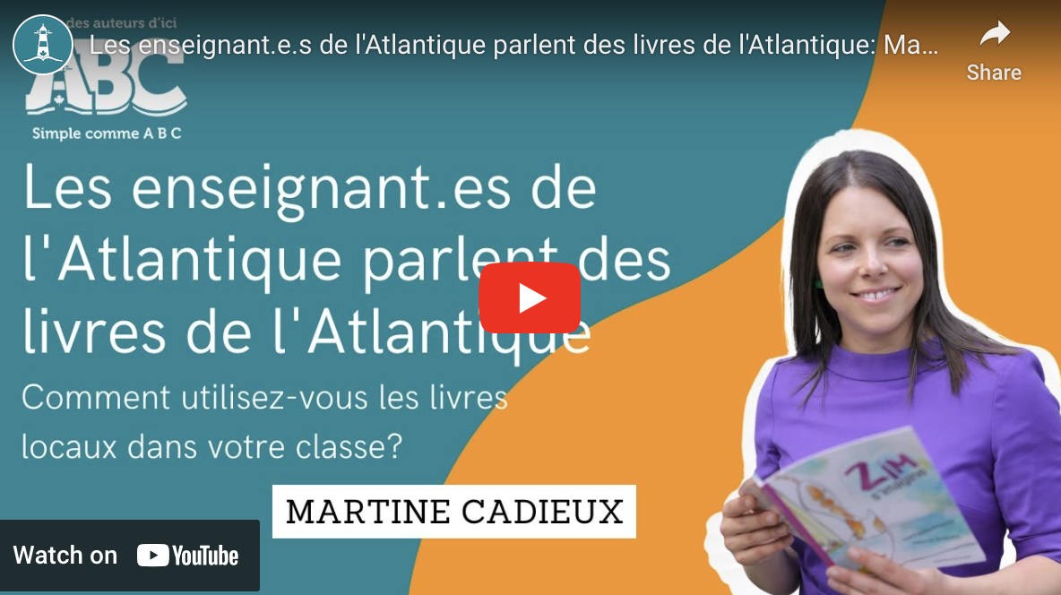 Les enseignant.e.s de l&rsquo;Atlantique parlent des livres de l&rsquo;Atlantique: Martine Cadieux
