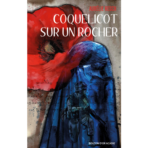 Coquelicot sur un rocher